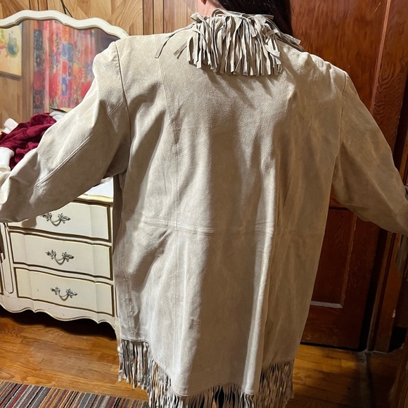 Vintage Wilson’s Women’s Fringe Leather Jacketf, 2Xl - Picture 1 of 6